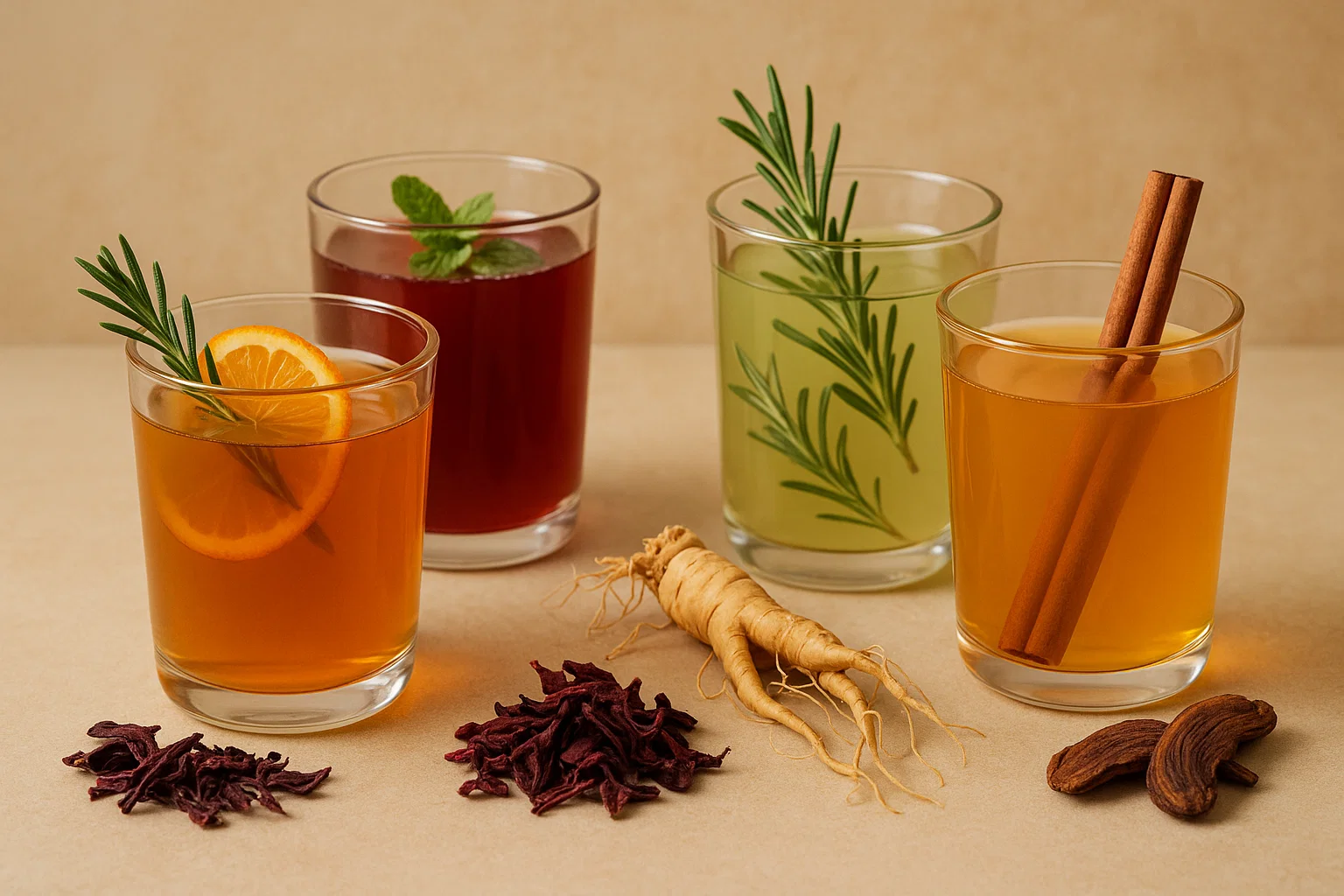 Herbal Blends with Adaptogens