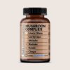 Mushroom Complex 60 Gummies, Lion’s Mane, Cordyceps, Shiitake, Maitake, Reishi, Chaga with Ginkgo Biloba and Elderburry Extract, Sugar Free