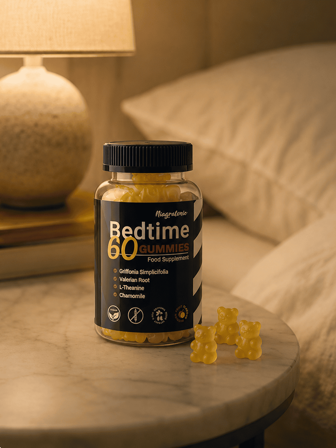 Bedtime Gummies nightstand routine