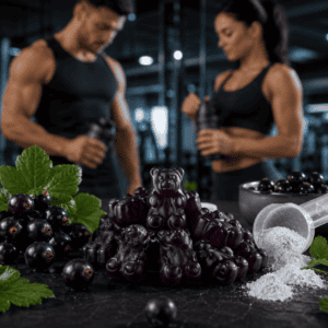 Creatine gummies compared with traditional creatine powder